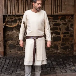 Burgschneider Lange Mittelalterliche Tunika Arnaud, Natürliche