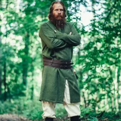 Leonardo Carbone Lange Wikinger Tunika Hvitserk, Grün