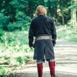 Leonardo Carbone Lange Wikinger Tunika Hvitserk, Schwarz -Angebote Wikinger Kleidung Store lange wikinger tunika hvitserk schwarz 2