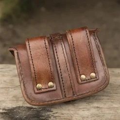 Epic Armoury Ledergürteltasche Agostino, Braun -Angebote Wikinger Kleidung Store lederguerteltasche agostino braun 3