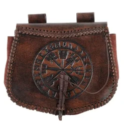 Deepeeka Ledertasche Mit Vegvisir -Angebote Wikinger Kleidung Store ledertasche mit vegvisir 2