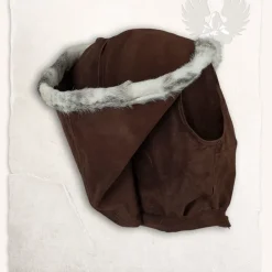 Mytholon Ledertop Jetta, Dunkelbraun -Angebote Wikinger Kleidung Store ledertop jetta dunkelbraun 5