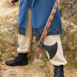 Leonardo Carbone Leinen Viking Hose, Naturel -Angebote Wikinger Kleidung Store leinen viking hose naturel 4