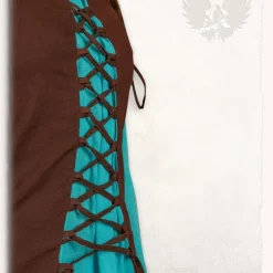 Mytholon Mädchen Kleid Rebecka, Blau-braun -Angebote Wikinger Kleidung Store maedchen kleid rebecka blau braun 5