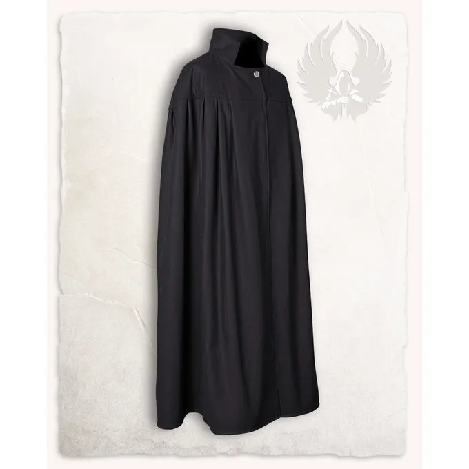 Mytholon Mantelbron, Wolle, Schwarz 2 Mytholon Mantelbron, Wolle, Schwarz – Bild 2