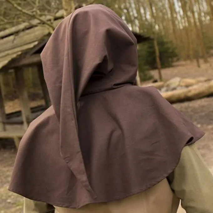 Epic Armoury Medieval Chaperon Walt, Braun 2 Epic Armoury Medieval Chaperon Walt, Braun – Bild 2