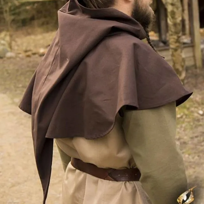 Epic Armoury Medieval Chaperon Walt, Braun 5 Epic Armoury Medieval Chaperon Walt, Braun – Bild 5