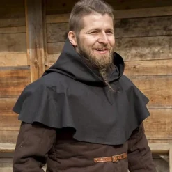 Epic Armoury Medieval Chaperon Walt, Schwarz 9 Epic Armoury Medieval Chaperon Walt, Schwarz -Angebote Wikinger Kleidung Store medieval chaperon walt schwarz 3