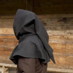 Epic Armoury Medieval Chaperon Walt, Schwarz 10 Epic Armoury Medieval Chaperon Walt, Schwarz -Angebote Wikinger Kleidung Store medieval chaperon walt schwarz 4