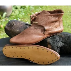 Marshal Historical Medieval Knöchelhohe Schuhe 9 Marshal Historical Medieval Knöchelhohe Schuhe -Angebote Wikinger Kleidung Store medieval knoechelhohe schuhe 3