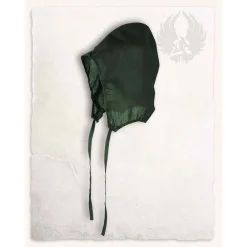 Mytholon Mittelalter Haube Jasper, Grün