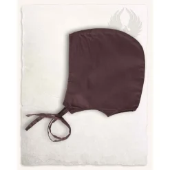 Mytholon Mittelalter Haube Lisbeth, Braun