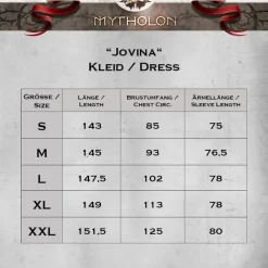 Mytholon Mittelalterkleid Jovina, Grün -Angebote Wikinger Kleidung Store mittelalterkleid jovina gruen 3