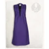 Mytholon Mittelalterliche ärmelloses Kleid Lenora, Lila