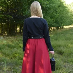 Mittelalterliche Bluse Aubrey, Schwarz 9 Mittelalterliche Bluse Aubrey, Schwarz -Angebote Wikinger Kleidung Store mittelalterliche bluse aubrey schwarz 4