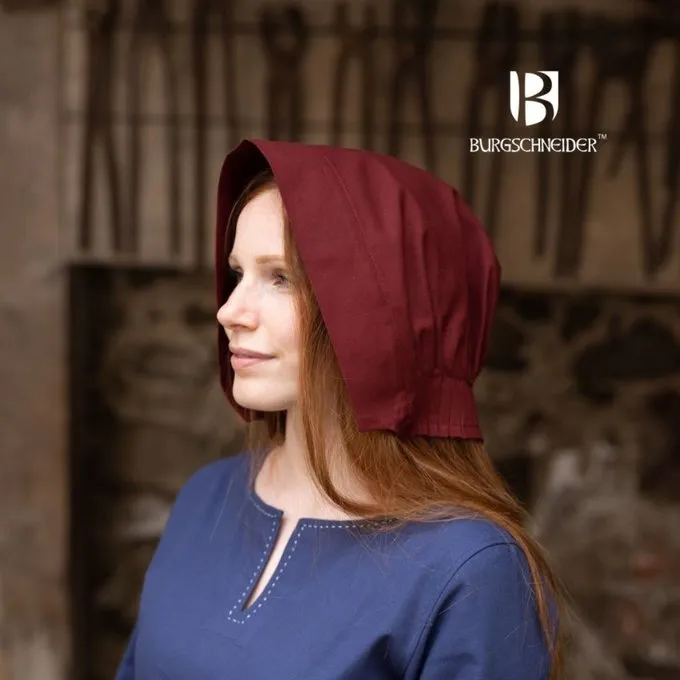 Burgschneider Mittelalterliche Cap Helga, Burgund 3 Burgschneider Mittelalterliche Cap Helga, Burgund – Bild 3