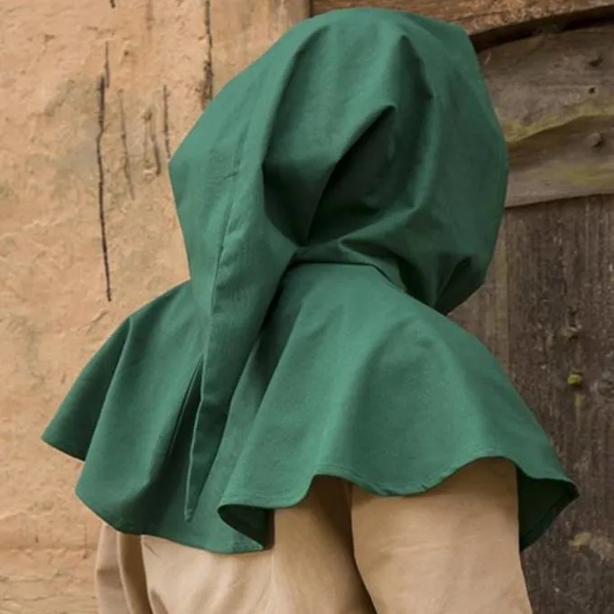 Epic Armoury Mittelalterliche Chaperon Walt, Grün 3 Epic Armoury Mittelalterliche Chaperon Walt, Grün – Bild 3