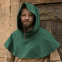 Epic Armoury Mittelalterliche Chaperon Walt, Grün