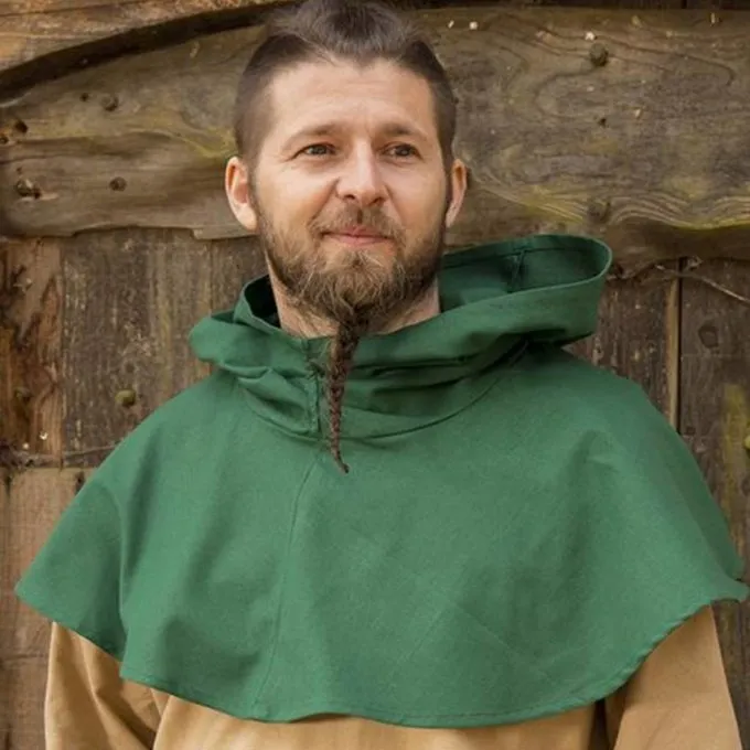 Epic Armoury Mittelalterliche Chaperon Walt, Grün 6 Epic Armoury Mittelalterliche Chaperon Walt, Grün – Bild 6