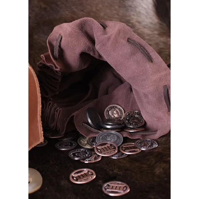 Ulfberth Mittelalterliche Geldbeutel Chester, Rotbraune 5 Ulfberth Mittelalterliche Geldbeutel Chester, Rotbraune – Bild 5