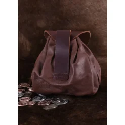 Ulfberth Mittelalterliche Geldbeutel Oxford, Dunkelbraun -Angebote Wikinger Kleidung Store mittelalterliche geldbeutel oxford dunkelbraun 2