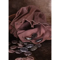 Ulfberth Mittelalterliche Geldbeutel Oxford, Dunkelbraun -Angebote Wikinger Kleidung Store mittelalterliche geldbeutel oxford dunkelbraun 4