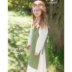 Burgschneider Mittelalterliche Hangeroc Ylva, Grün -Angebote Wikinger Kleidung Store mittelalterliche hangeroc ylva gruen 2