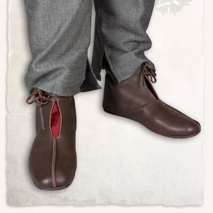 Mytholon Mittelalterliche Schuhe Einhard Braun 3 Mytholon Mittelalterliche Schuhe Einhard Braun – Bild 3