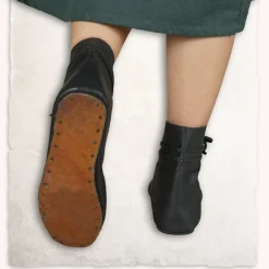 Mytholon Mittelalterliche Schuhe Einhard Schwarz -Angebote Wikinger Kleidung Store mittelalterliche schuhe einhard schwarz 2