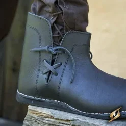 Epic Armoury Mittelalterliche Stiefeletten Galahad, Schwarz -Angebote Wikinger Kleidung Store mittelalterliche stiefeletten galahad schwarz 2