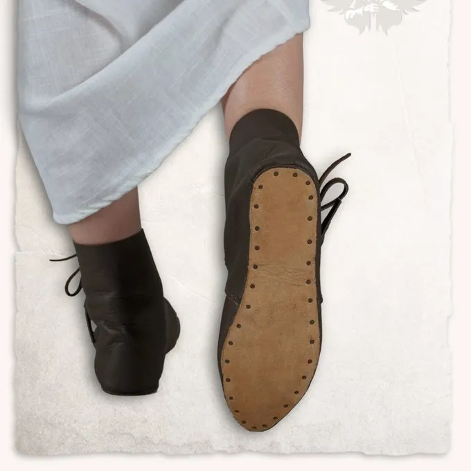 Mytholon Mittelalterliche Stiefeletten Heinrich Schwarz 2 Mytholon Mittelalterliche Stiefeletten Heinrich Schwarz – Bild 2