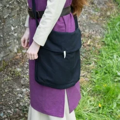 Burgschneider Mittelalterliche Tasche Ehwaz, Schwarz