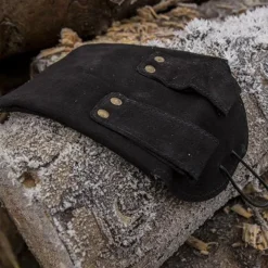 Epic Armoury Mittelalterliche Tasche Merek, Schwarz