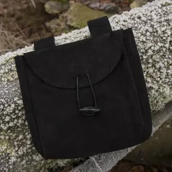 Epic Armoury Mittelalterliche Tasche Ysmay, Schwarz