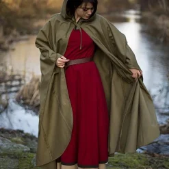 Epic Armoury Mittelalterlicher Mantel Terrowin, Grün 11 Epic Armoury Mittelalterlicher Mantel Terrowin, Grün -Angebote Wikinger Kleidung Store mittelalterlicher mantel terrowin gruen 5