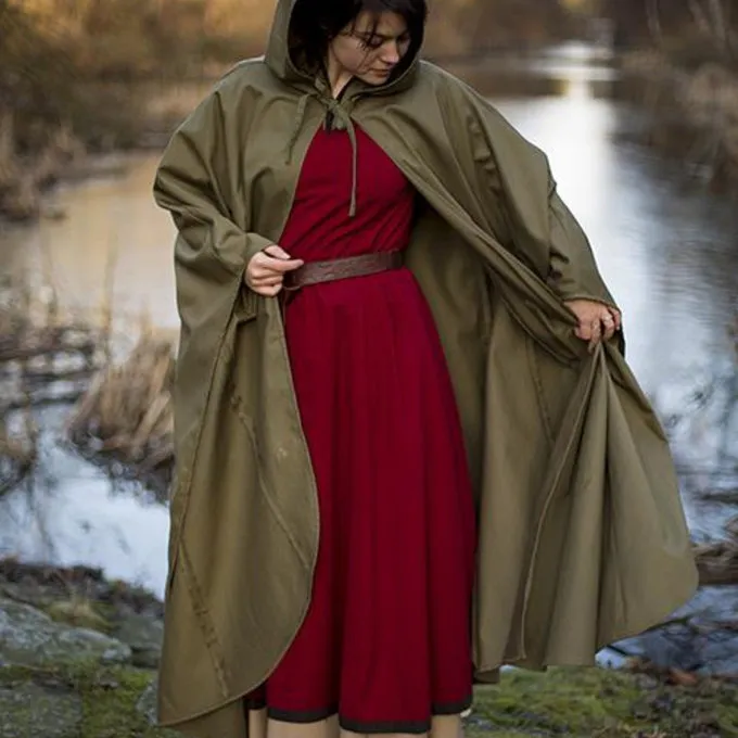 Epic Armoury Mittelalterlicher Mantel Terrowin, Grün 6 Epic Armoury Mittelalterlicher Mantel Terrowin, Grün – Bild 6