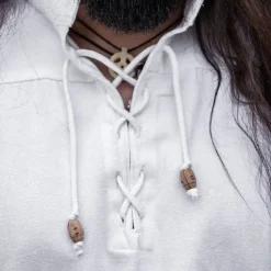 Leonardo Carbone Mittelalterliches Hemd Mit Kurzen Ärmeln, Weiß 9 Leonardo Carbone Mittelalterliches Hemd Mit Kurzen Ärmeln, Weiß -Angebote Wikinger Kleidung Store mittelalterliches hemd mit kurzen aermeln weiss 3