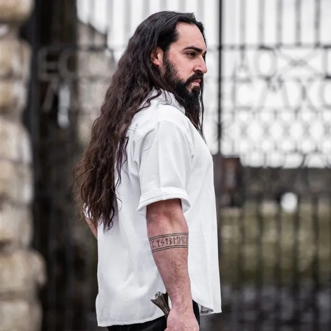 Leonardo Carbone Mittelalterliches Hemd Mit Kurzen Ärmeln, Weiß 6 Leonardo Carbone Mittelalterliches Hemd Mit Kurzen Ärmeln, Weiß – Bild 6