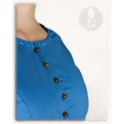 Mytholon Mittelalterliches Kleid Elodie, Hellblau / Creme 11 Mytholon Mittelalterliches Kleid Elodie, Hellblau / Creme -Angebote Wikinger Kleidung Store mittelalterliches kleid elodie hellblau creme 5