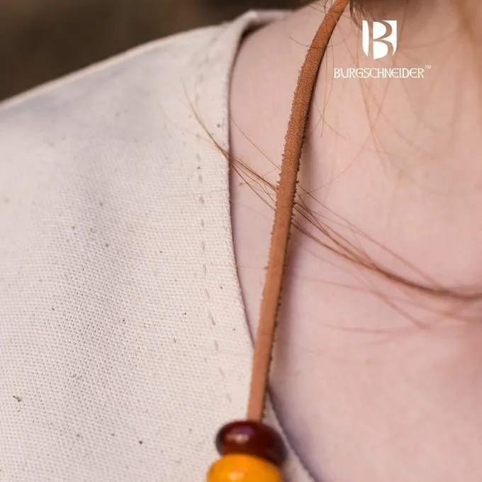 Burgschneider Mittelalterliches Kleid Freya, Natürliche 2 Burgschneider Mittelalterliches Kleid Freya, Natürliche – Bild 2