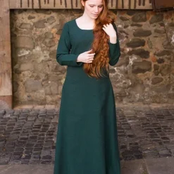 Burgschneider Mittelalterliches Kleid Freya (Waldgrün)