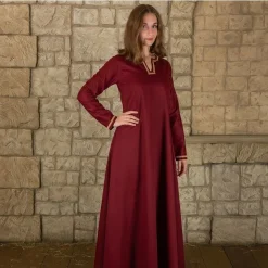 Mytholon Mittelalterliches Kleid Heloise, Rot