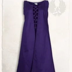 Mytholon Mittelalterliches Kleid Leandra, Lila -Angebote Wikinger Kleidung Store mittelalterliches kleid leandra lila 4