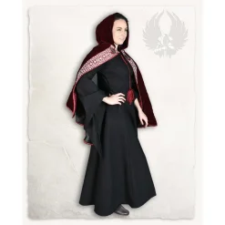 Mytholon Mittelalterliches Kleid Lenora, Schwarz -Angebote Wikinger Kleidung Store mittelalterliches kleid lenora schwarz 2