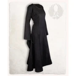 Mytholon Mittelalterliches Kleid Lenora, Schwarz