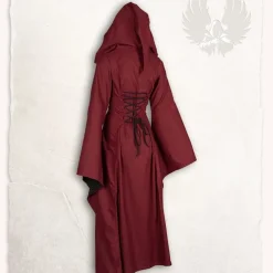 Mytholon Mittelalterliches Kleid Ophelia, Rot-schwarz -Angebote Wikinger Kleidung Store mittelalterliches kleid ophelia rot schwarz 2