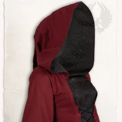 Mytholon Mittelalterliches Kleid Ophelia, Rot-schwarz -Angebote Wikinger Kleidung Store mittelalterliches kleid ophelia rot schwarz 4