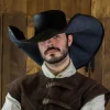 Rawblade Musketierhut Diego, Schwarz