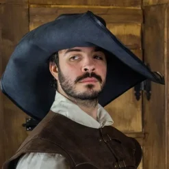 Rawblade Musketierhut Diego, Schwarz 11 Rawblade Musketierhut Diego, Schwarz -Angebote Wikinger Kleidung Store musketierhut diego schwarz 5