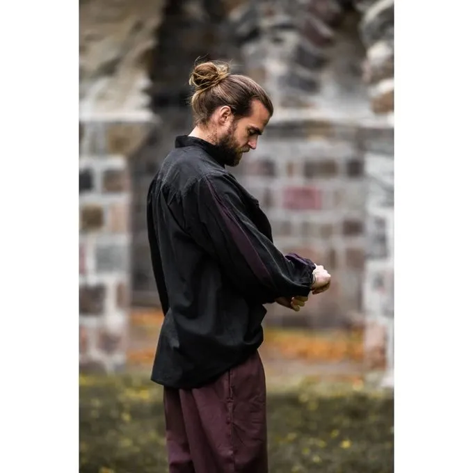 Leonardo Carbone Pavia Shirt, Schwarz-braun 2 Leonardo Carbone Pavia Shirt, Schwarz-braun – Bild 2